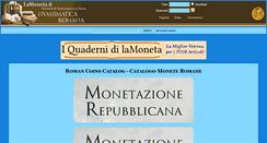 Desktop Screenshot of numismatica-classica.lamoneta.it