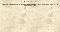 Desktop Screenshot of maxentius.lamoneta.it