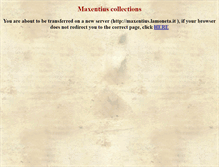 Tablet Screenshot of maxentius.lamoneta.it